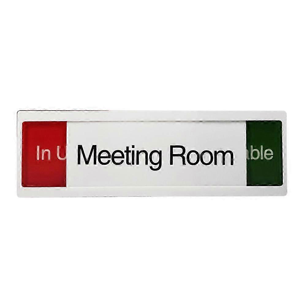 Office Door Sign Meeting Room In Use Available Sign Practical Slide Door Sign