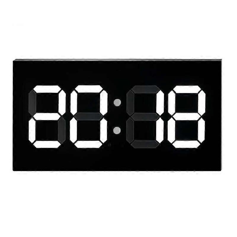 Creative Wall Clock Alarm Clock Simple Remote Control Perpetual Calendar Electronic Clock US Plug Single-sided Remote Control