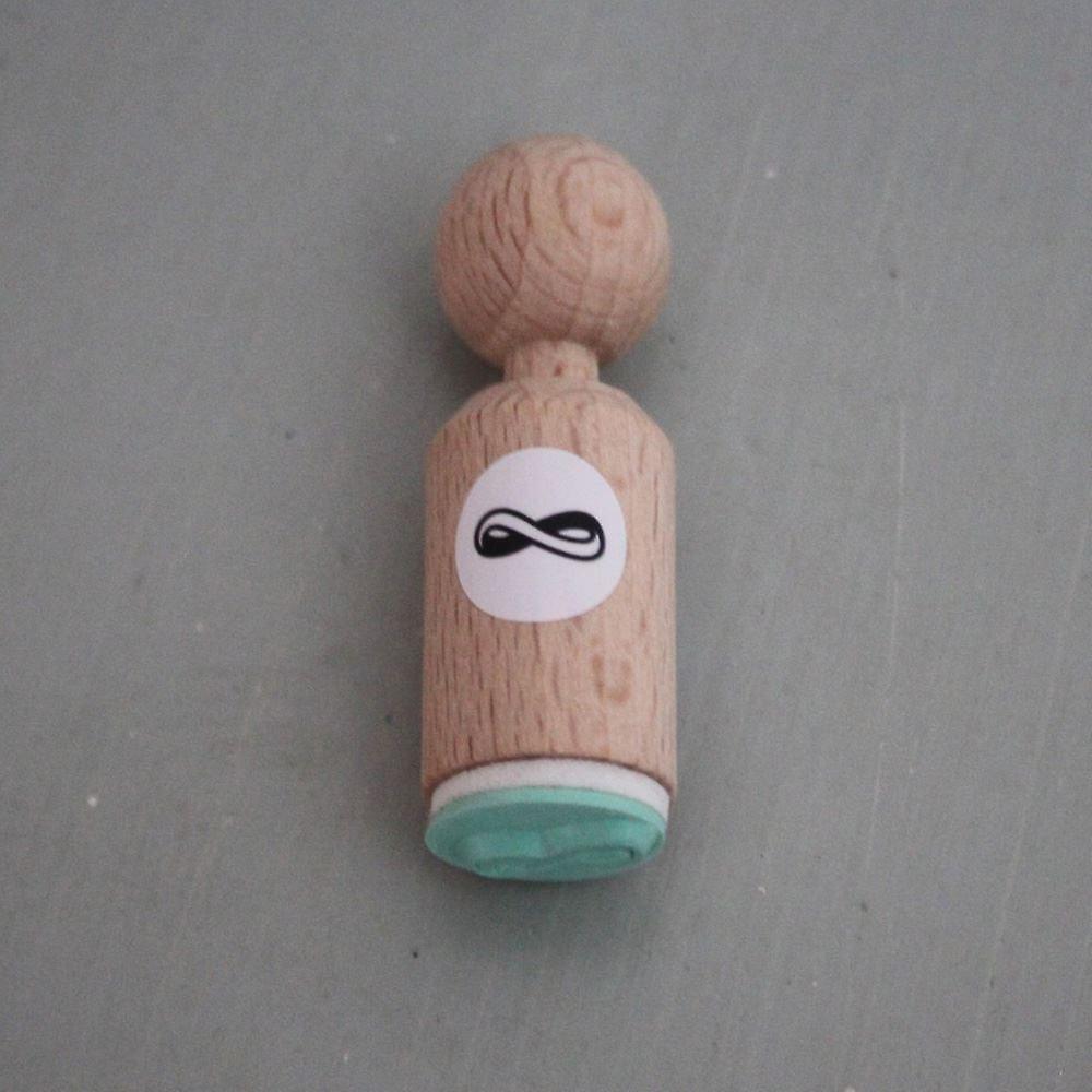 Infinity Symbol Very Mini Rubber Stamp - Craft / Scrapbooking / Wedding