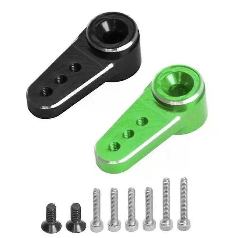 FBIL-2Pcs Metal Arm Servo Horn Servo 15T Fits EMAX ES08MA II Servo for Axial SCX24 1/24 Parts Remote Control Crawler Car