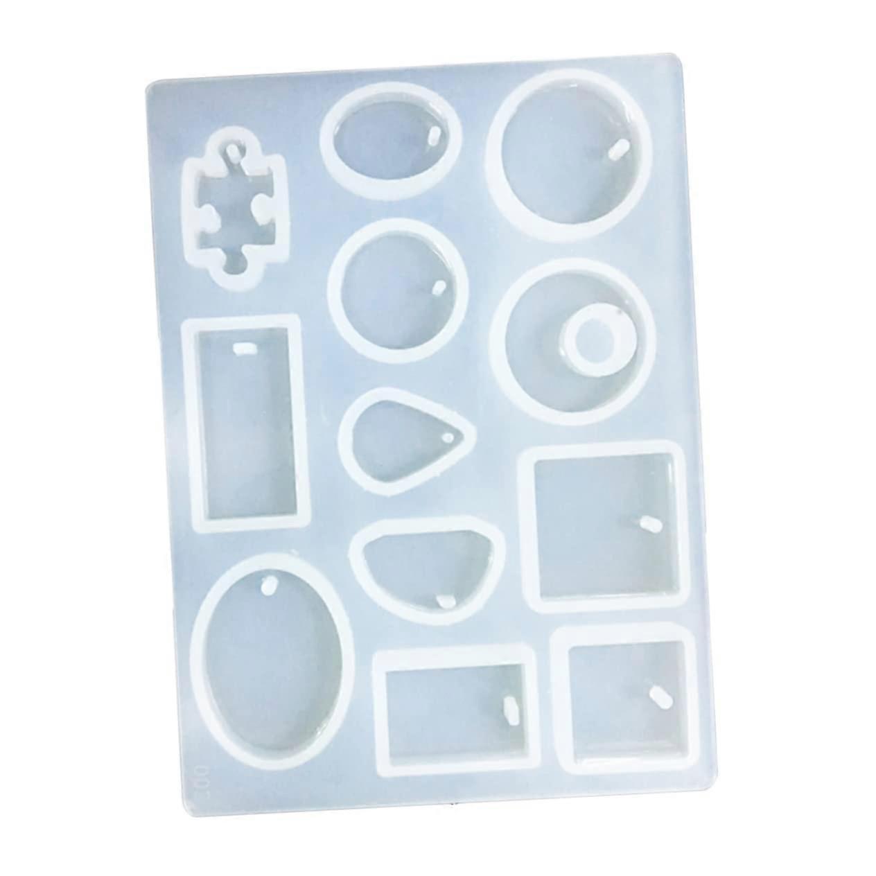 Silicone Pendant Mold for Jewelry Making 3D Design DIY Crafts Flexible Material Compatible with Resin and Clay