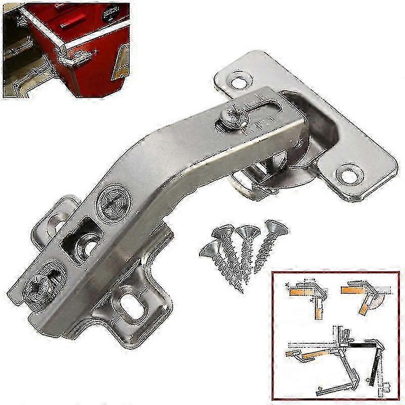 135 Degree Corner Folded Soft Close Cabinet Door Hinges for Kitchen - Half Overlay Face Frame