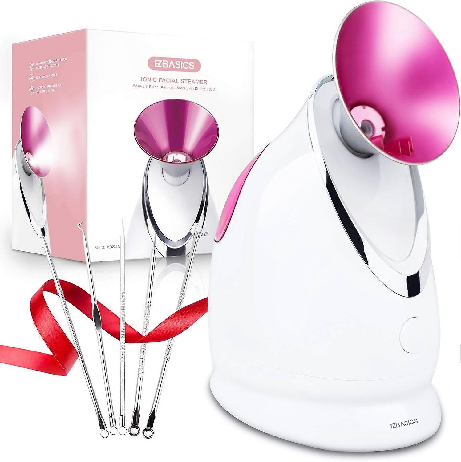 Facial Steamer Vaporizer E Sauna Spa Facial Hot Nano Ionic Facial Steamer Humidifier Device Tools Cleaning Pores