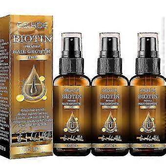 Exquisite3Pcs Biotin Anti Fast Regrowth Scalp Serum