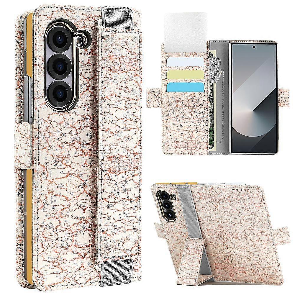 VIETAO Integrated Colorful Leather Phone Case with Elastic Bowl Strap