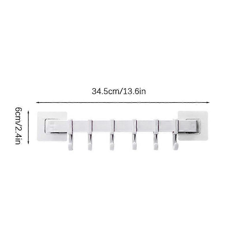 Plastic Wall Hanging Hooks Key Holder Wall Door Clothes Hanger Rack for Bathroom Organizer Save Space Rack