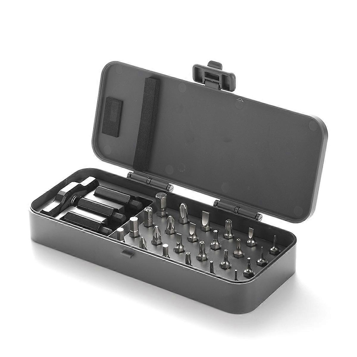 High-End 24 in 1 Multi-Purpose Ratchet Wrench Screwdriver S2 Magnetic Bits Tools Set DIY Household