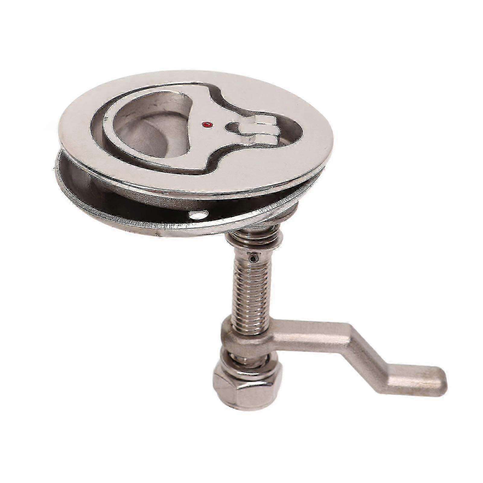 مزلاج كاميرا القارب 316 مزلاج هاتش قابل للتعديل من الفولاذ المقاوم للصدأ مصقول مع لوحة خلفية للسفن البحرية JR2025032600461