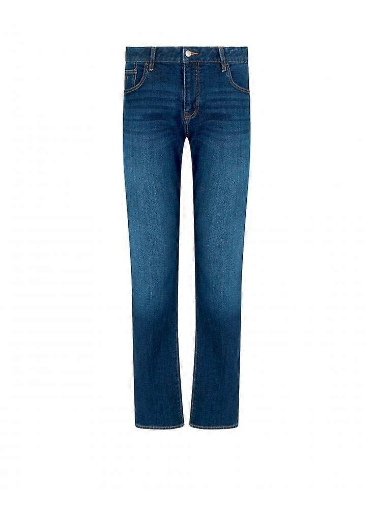 Men's Armani Exchange Blue Denim Jean Slim Fit Blue Denim