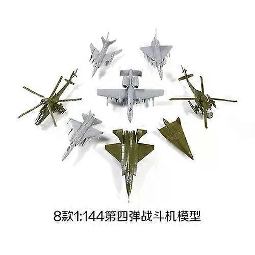 1/144 China Fighter 4D Assembly Aircraft Model Fourth Bomb Fighter Mi-24 Lightning J-31 Military Decoration Toy Gift