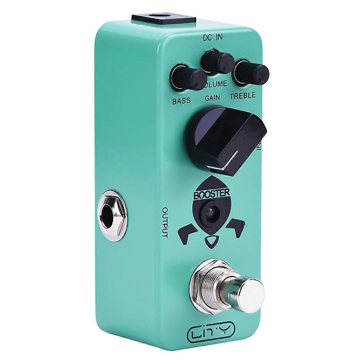 Guitar Pedal Mini Booster Effects Pedal Electric Guitar Effect True Bypass DC 9V 6.35mm Input/Output Interface