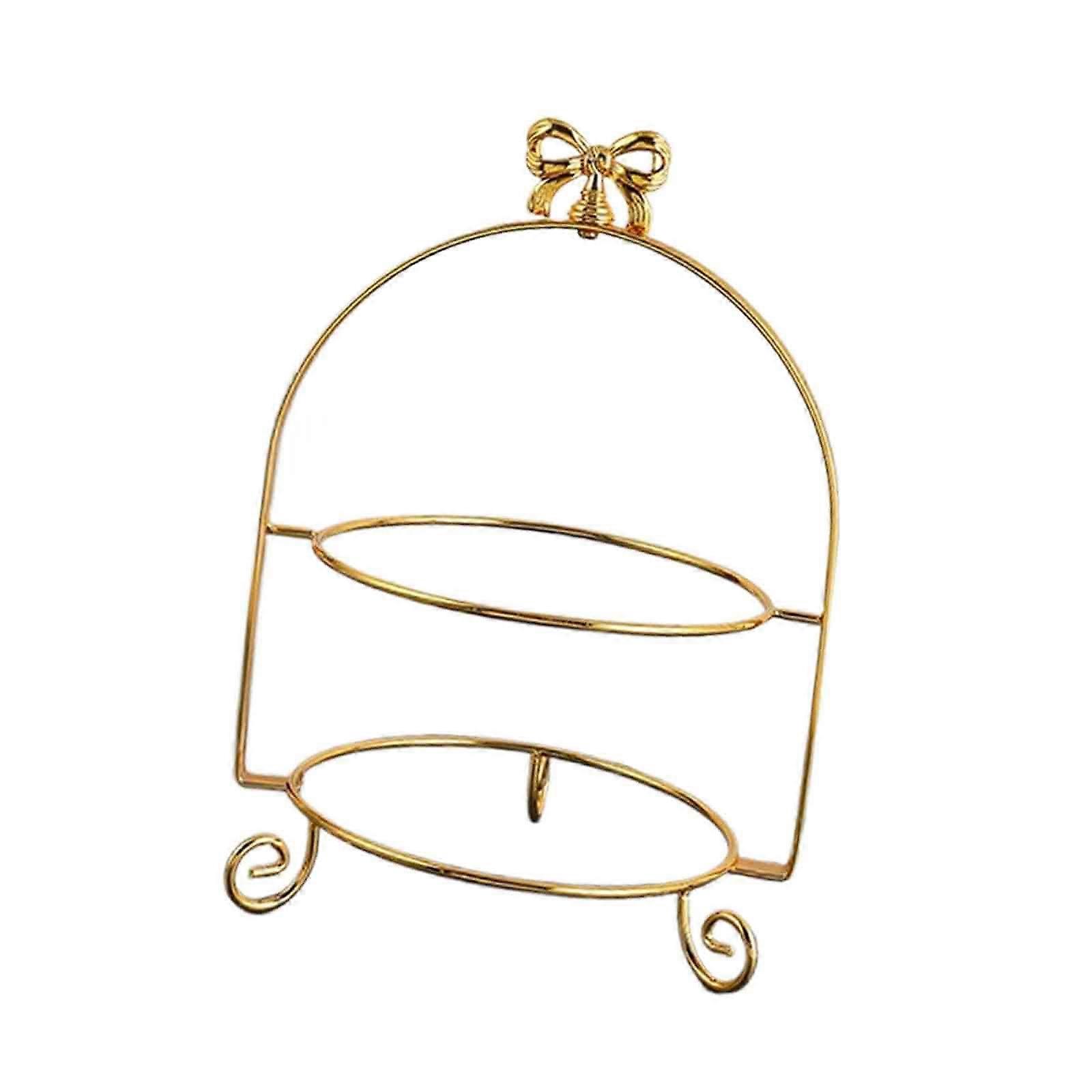 Serving Stand Countertop Vanity Rack Iron Serving Tray Candy Display Cupcake