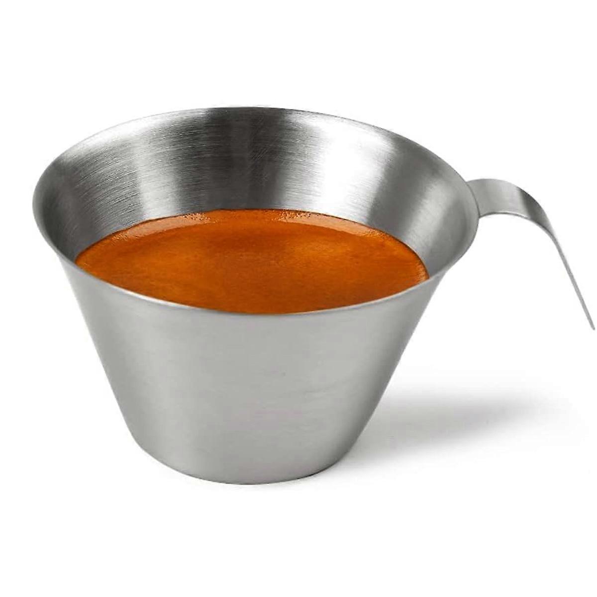 Espresso Shot Cup, Espresso Measuring Cup with Handle and Mark Stainless Steel Measuring Shot Cup