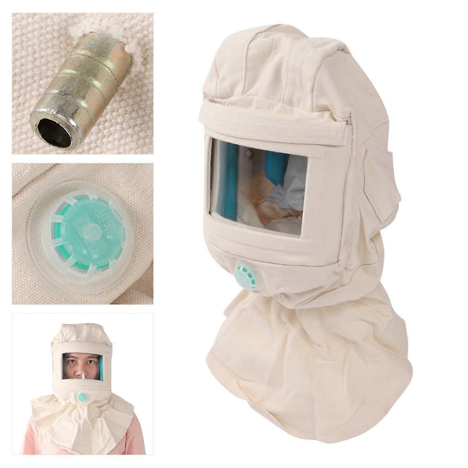 Sandblasting Hood, Cap, Shawl & Face Shield - Ultimate Protection for Sandblasters