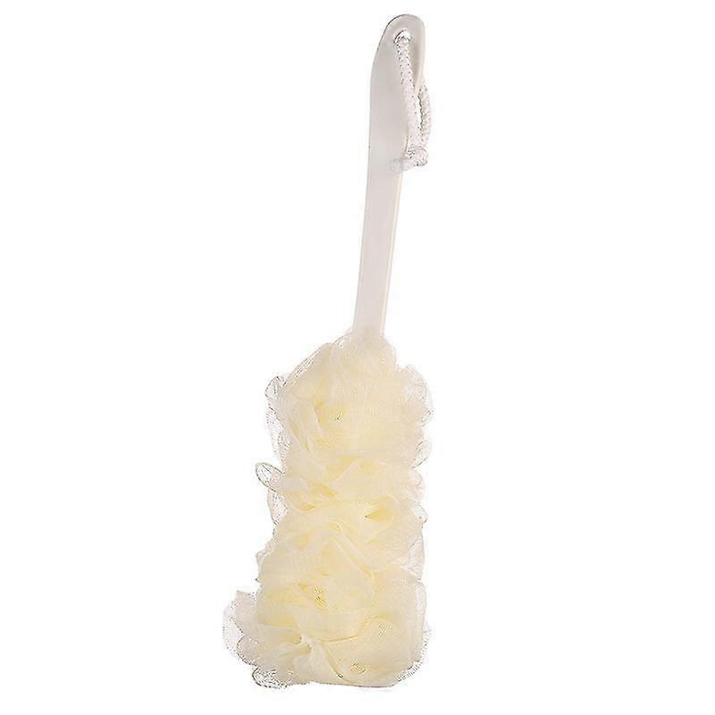 Long Handle Bath Brush Back Scrubber Shower Body Brushes Sponge Hanging Soft Mesh
