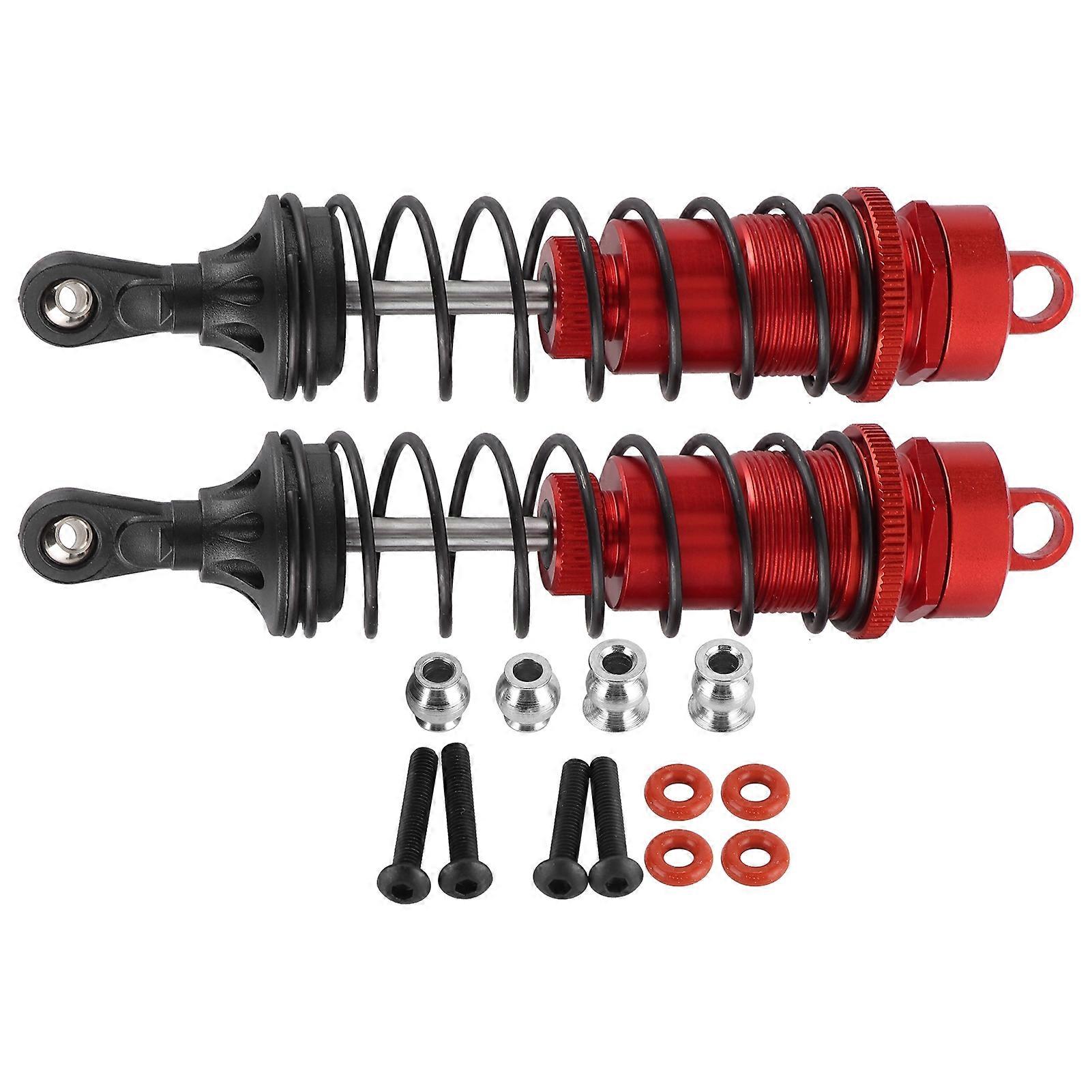 2pcs alliage daluminium amortisseur avant amortisseurs pices de rechange adaptes au modle Outcast 1/10 RC