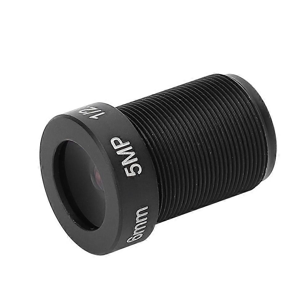 Objectif de caméra 5 MP haute définition 6 mm focale fixe 1/2,5, format d'image, montures M12, surveillance