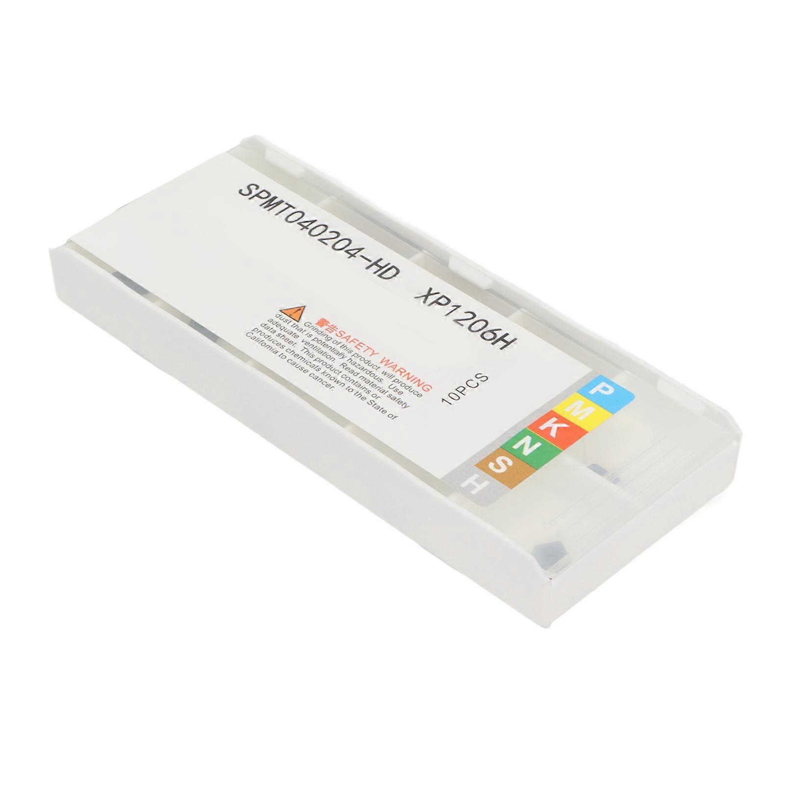 10Pcs SPMT040204-HD Carbide Milling Inserts Coated Cutting Tools