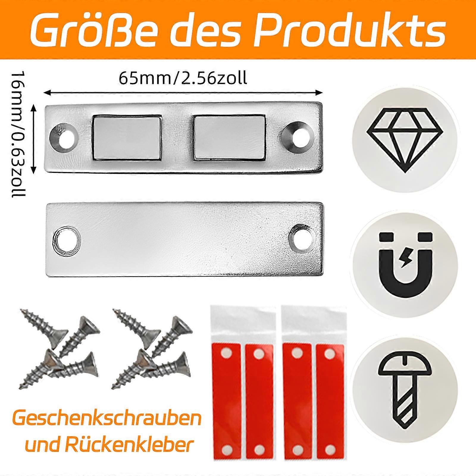 2pcs magnetic cabinet door suction - long style