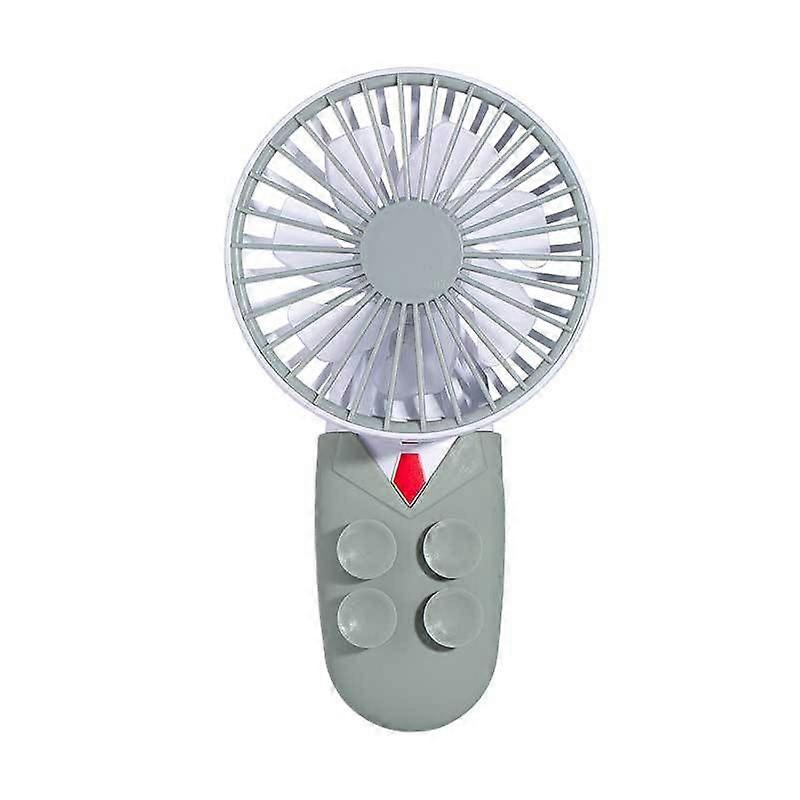 Cartoon Mini Handheld Fan with Suction Cup (Green)