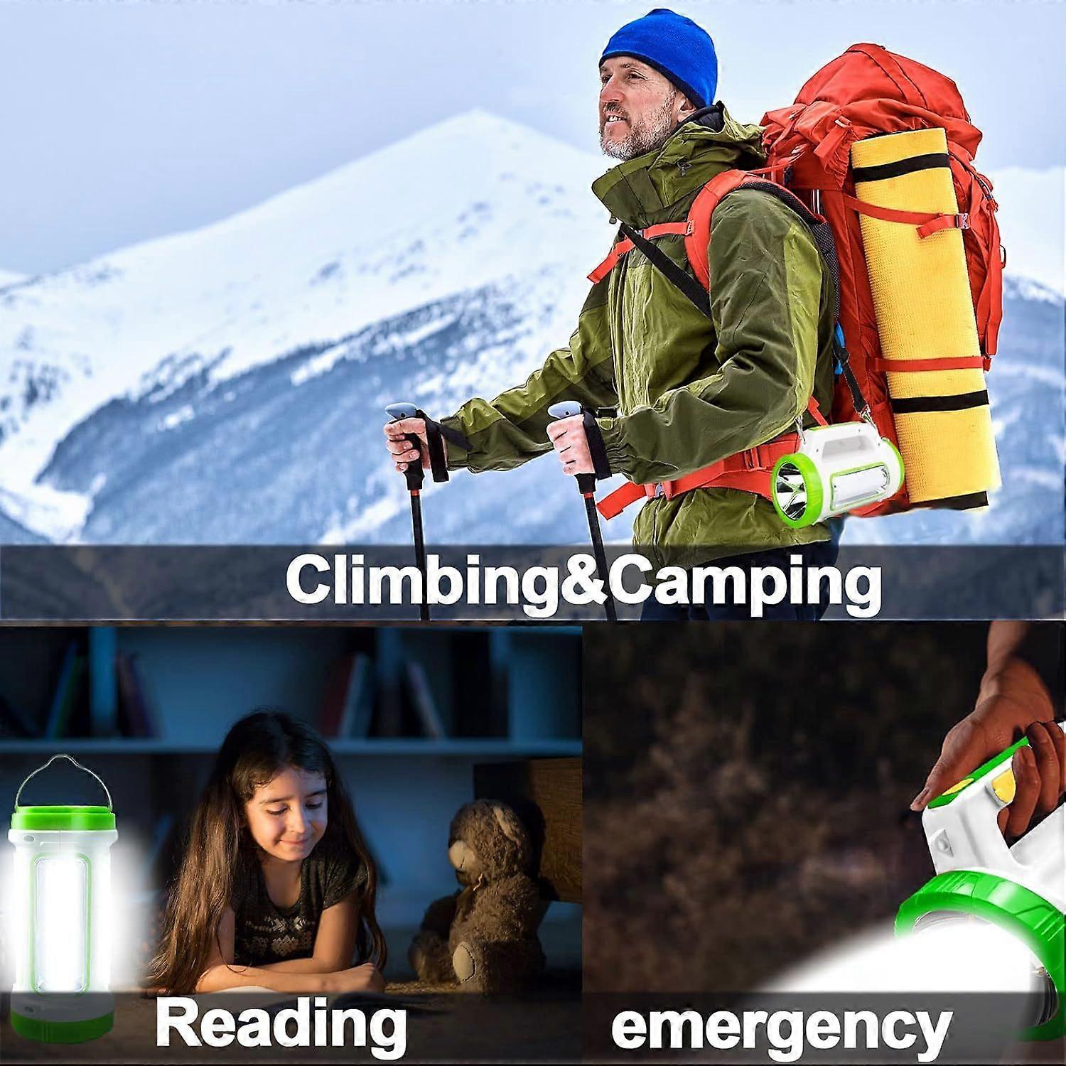 USB Camping Light Flashlight Searchlight