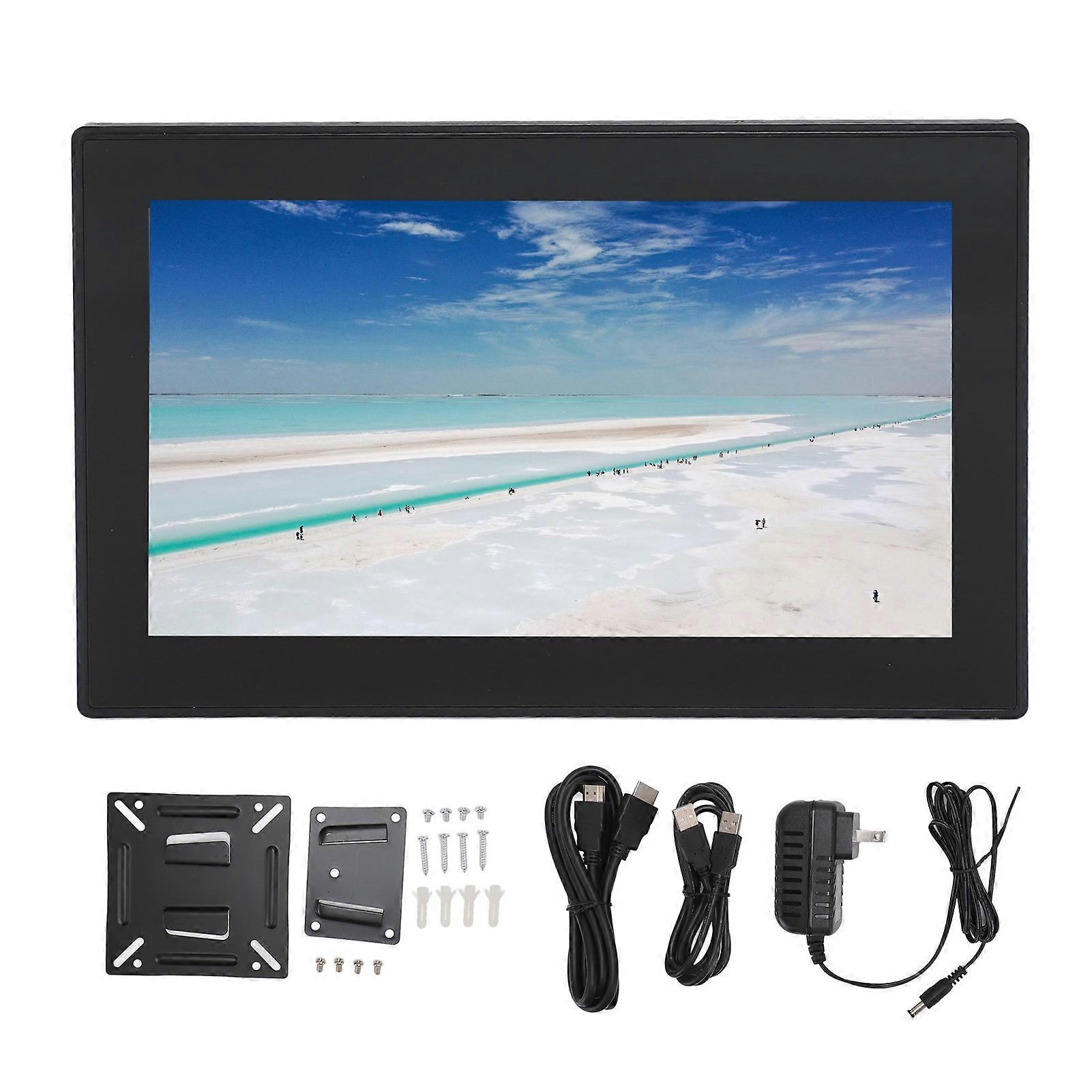 13.3 Inch Wall Mountable 1920x1080 IPS 16:9 Support VGA HD Multimedia Interface Industrial 10 Point Multi Touch Monitor
