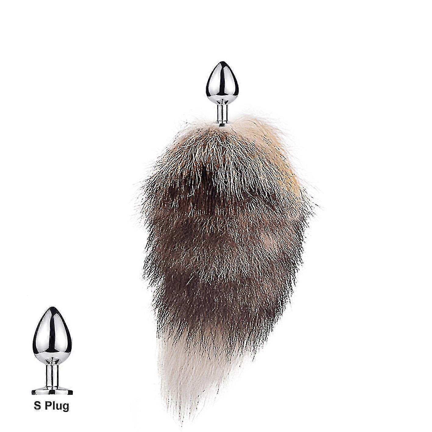 Queue Plug-in Fox Tail Cat Petits accessoires Cheveux Vrais Petite Queue Détachable Chien Jouant Sp