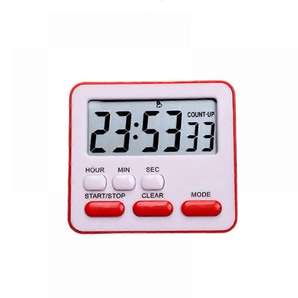 Kitchen Timers For Cooking With Count Up Countdown Timer, Study Timers For Classroom Teacher Supplies.(Red)