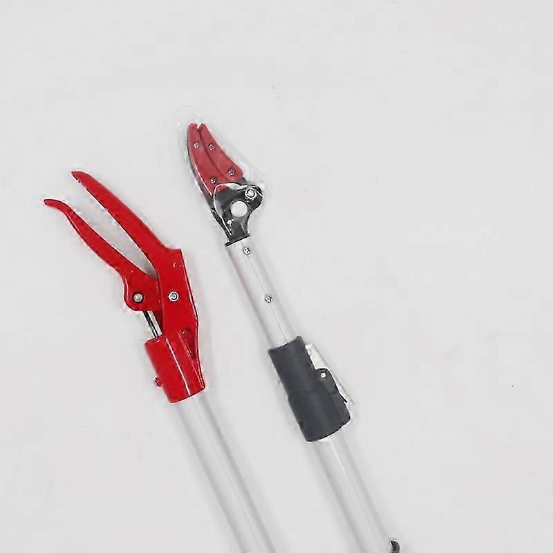 Extendable Tree Pruner, Cut and Hold, Long Reach Telescoping Pruning Trimmer Pole Saw2-stage telescopic 2.3-4 meters