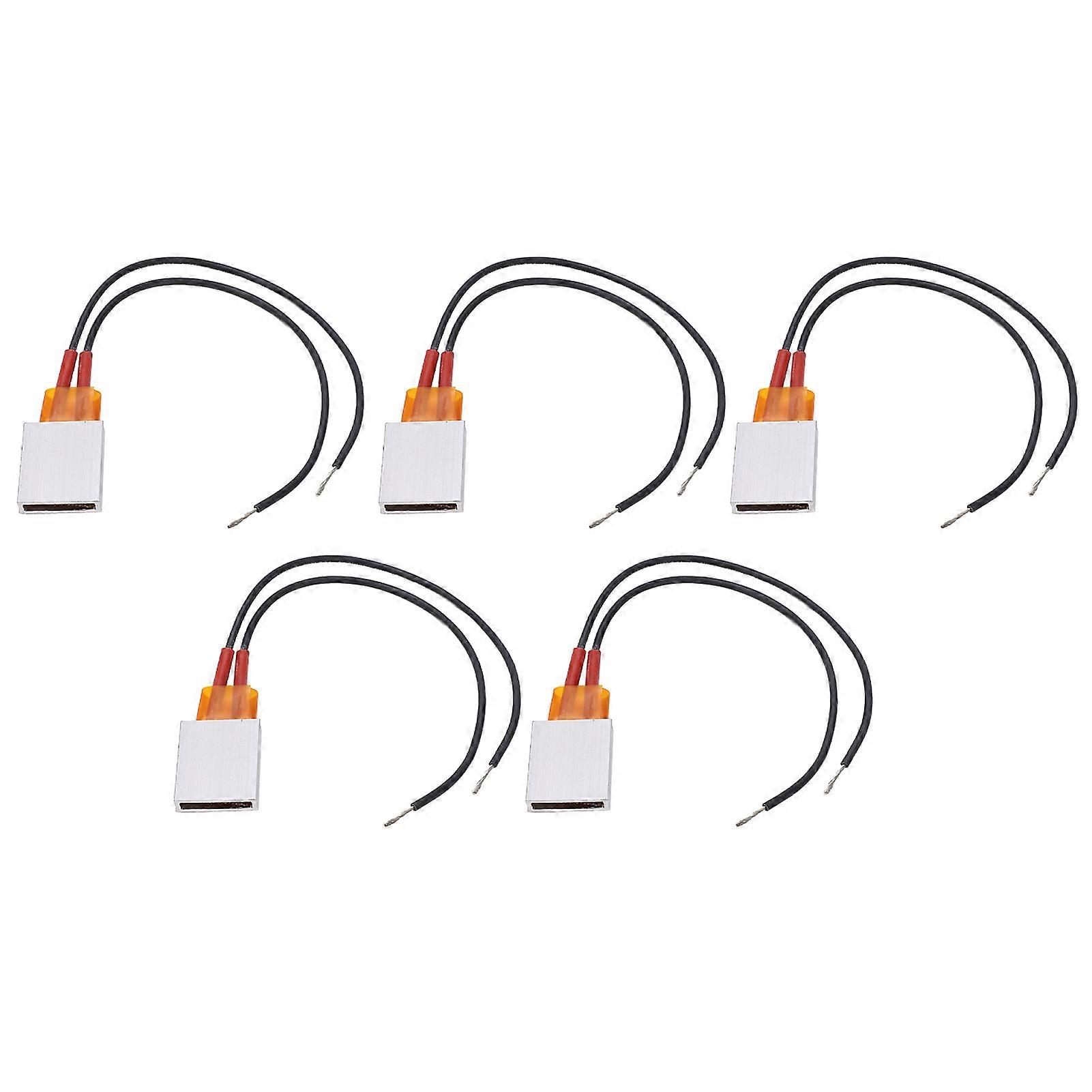 5Pcs Element Aluminum Shell Continuous Heat Output Automatic Constant Temperature PTC Heating Plate 220V