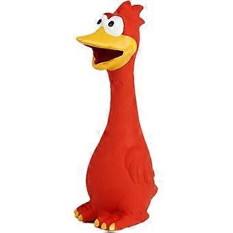 Rubber Chicken Squeaky Dog Toys For Small, Medium Or Large Pet Breeds, Play Fetch, Reduce Separation Anxiety