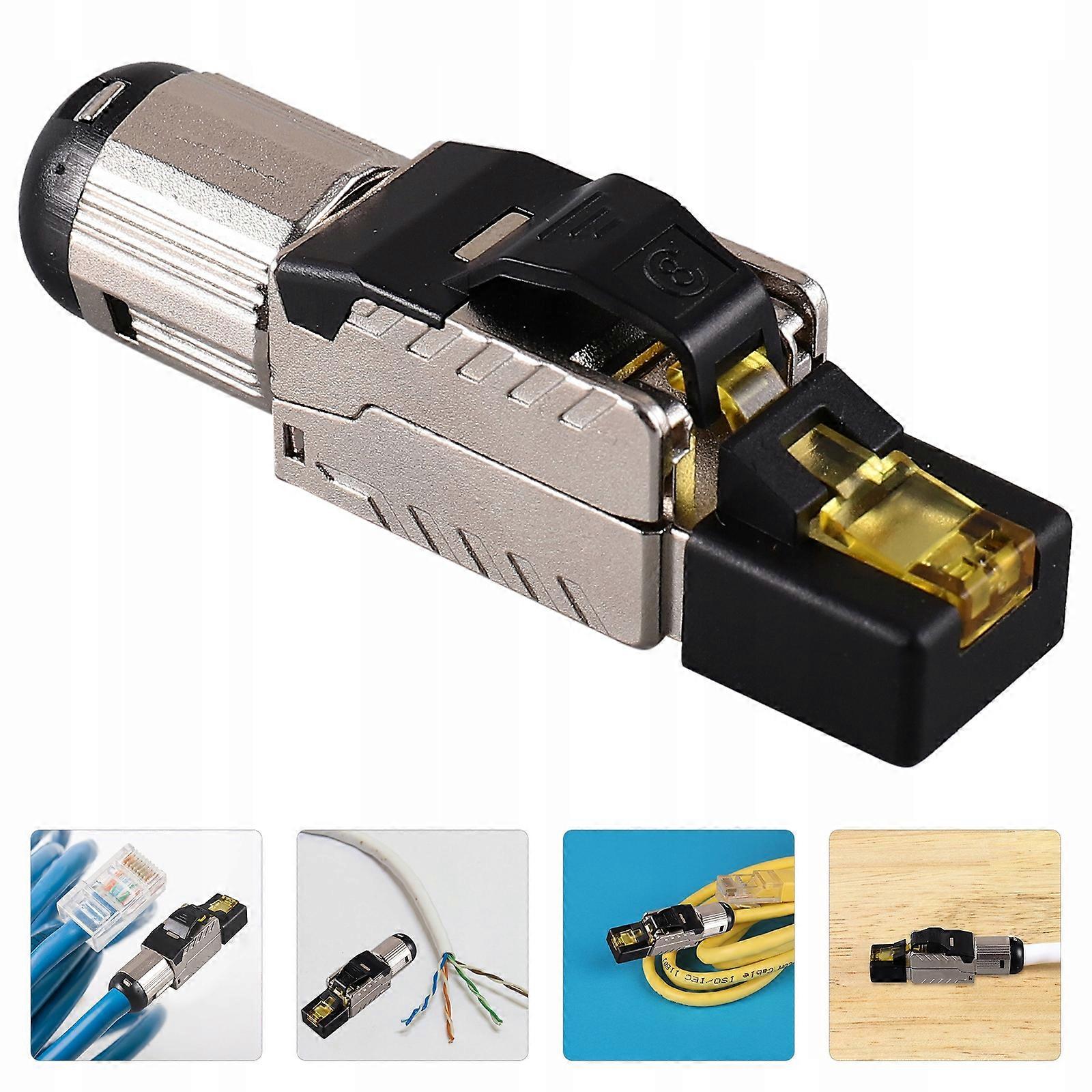 Connector Cat8 Ethernet Kabel Einde Krimp