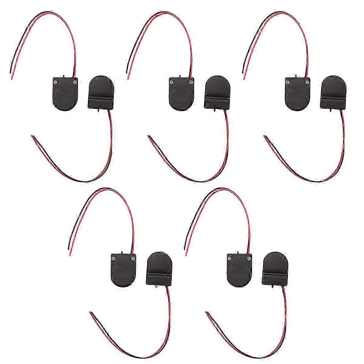 10 Pack CR2032 3V Coin Cell Battery Holder with On/Off Switch, Socket Case (10 Units)
