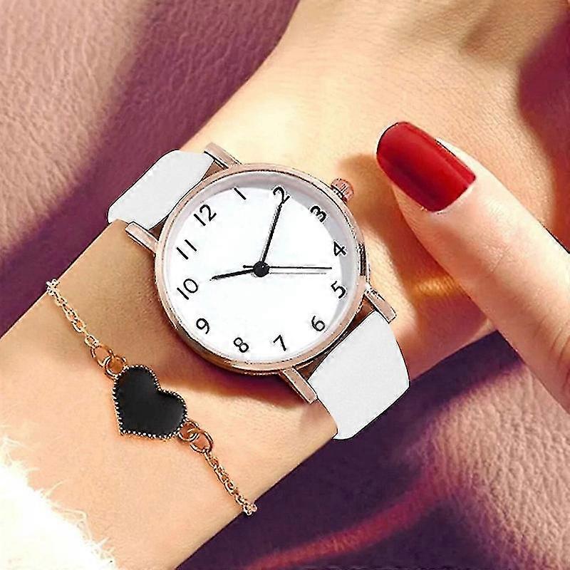 Relógio de quartzo de moda para mulheres com pulseira - presente requintado