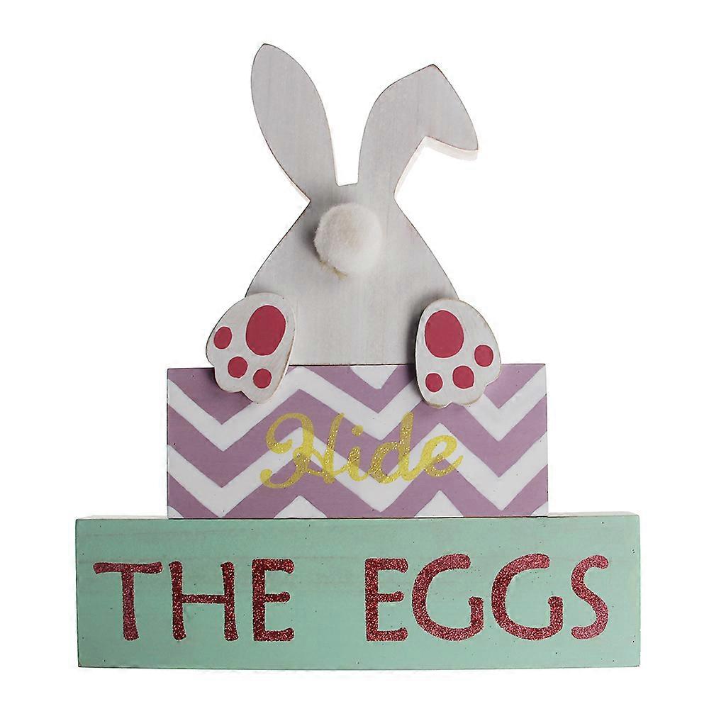 Cute Rabbit Bunny Hide the Eggs Easter Decor Valentine's Day Wedding Ornament