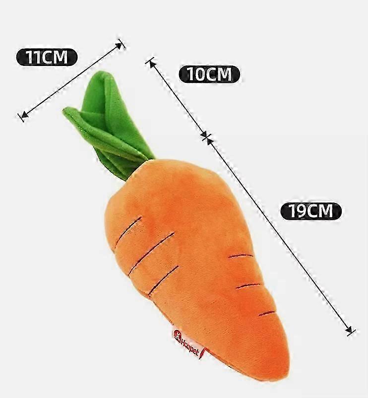 The Mellow Dog Calming Carrot, The Mellow Dog Calming Dog Toy with Soft Squeaker