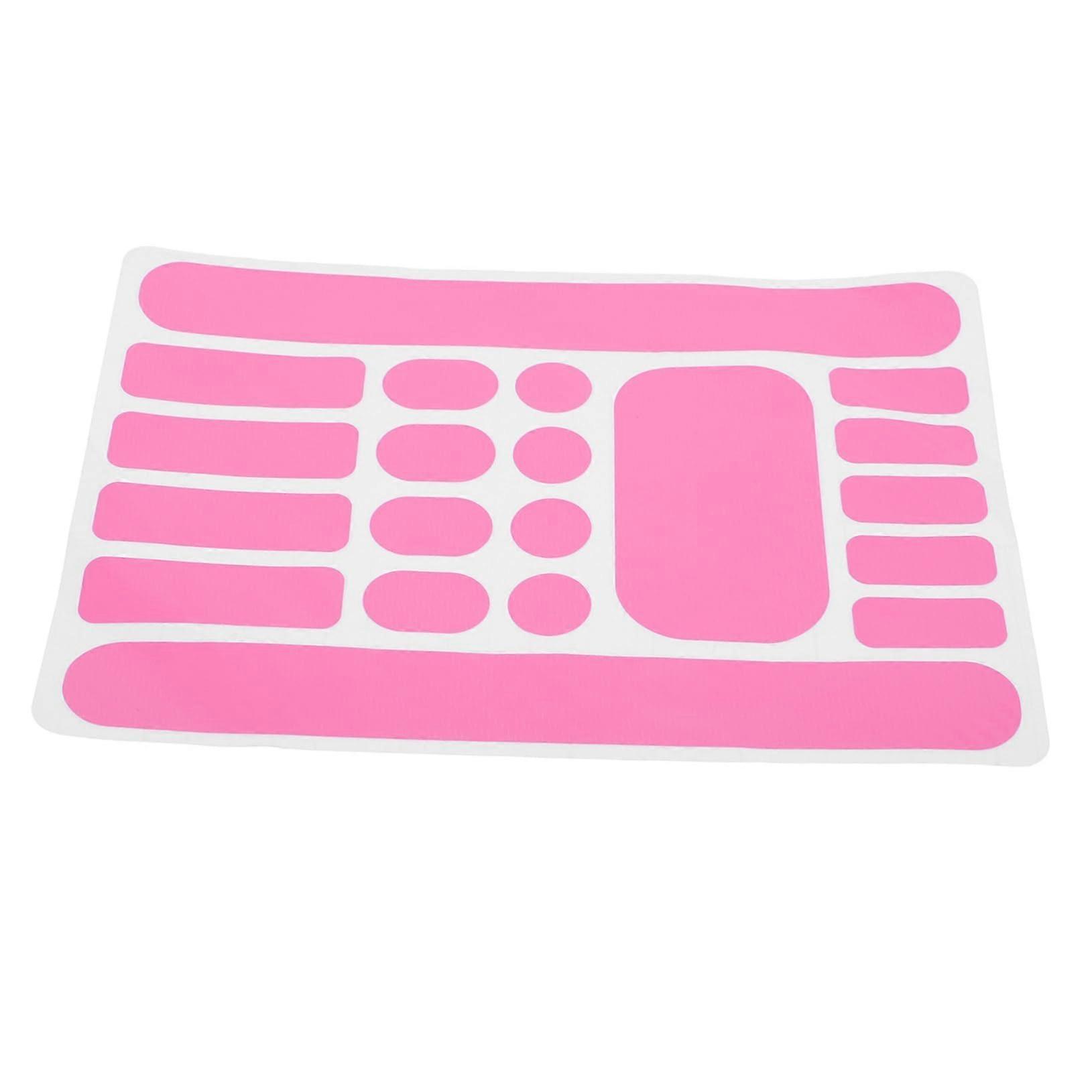 Bicycle Chain Guard Protection Film Sticker for Frame, PVC Material, Pink Color, Easy Application, Universal Fit