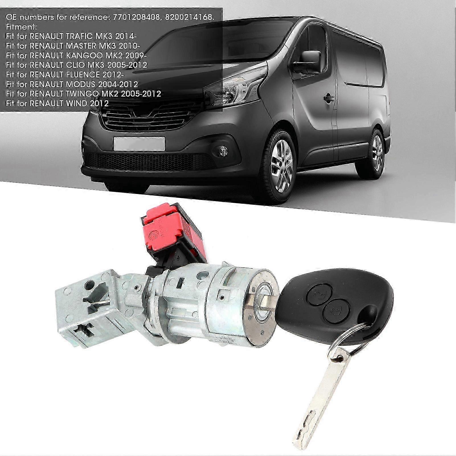Ignition switch for Renault Master with key 7701208408