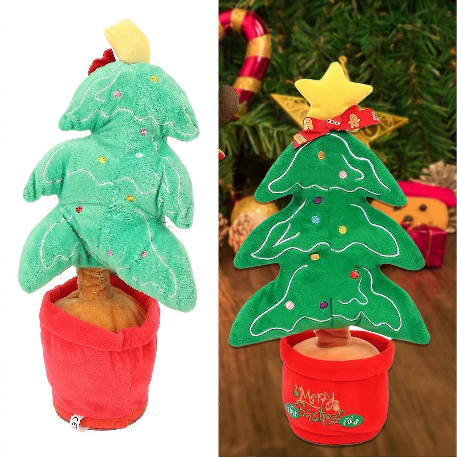 Xmas Dancing Talking Mimicking Toy Repeat What You Say Cute Recording Singing LED Lights Talking Imitation Toy Type 4