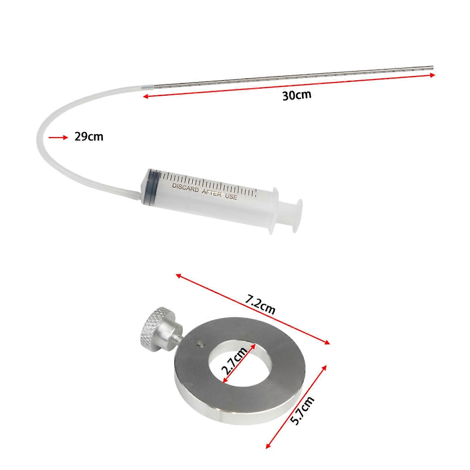 Fork oil level tool for motorcycle, 60mL with adjustable ring