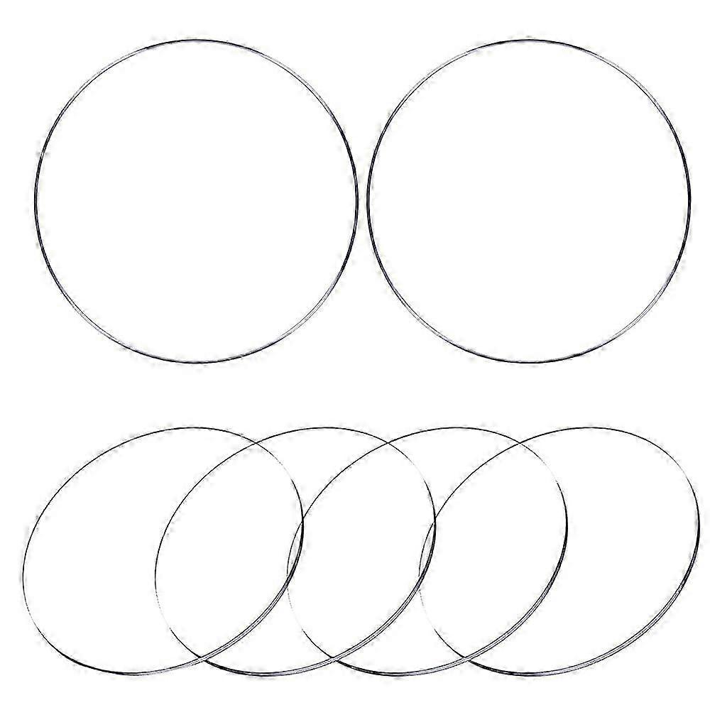 6pcs 8 polegadas acrílico transparente discos redondos grosso círculo folhas placas painel 0,12 polegadas de espessura para DIY pr