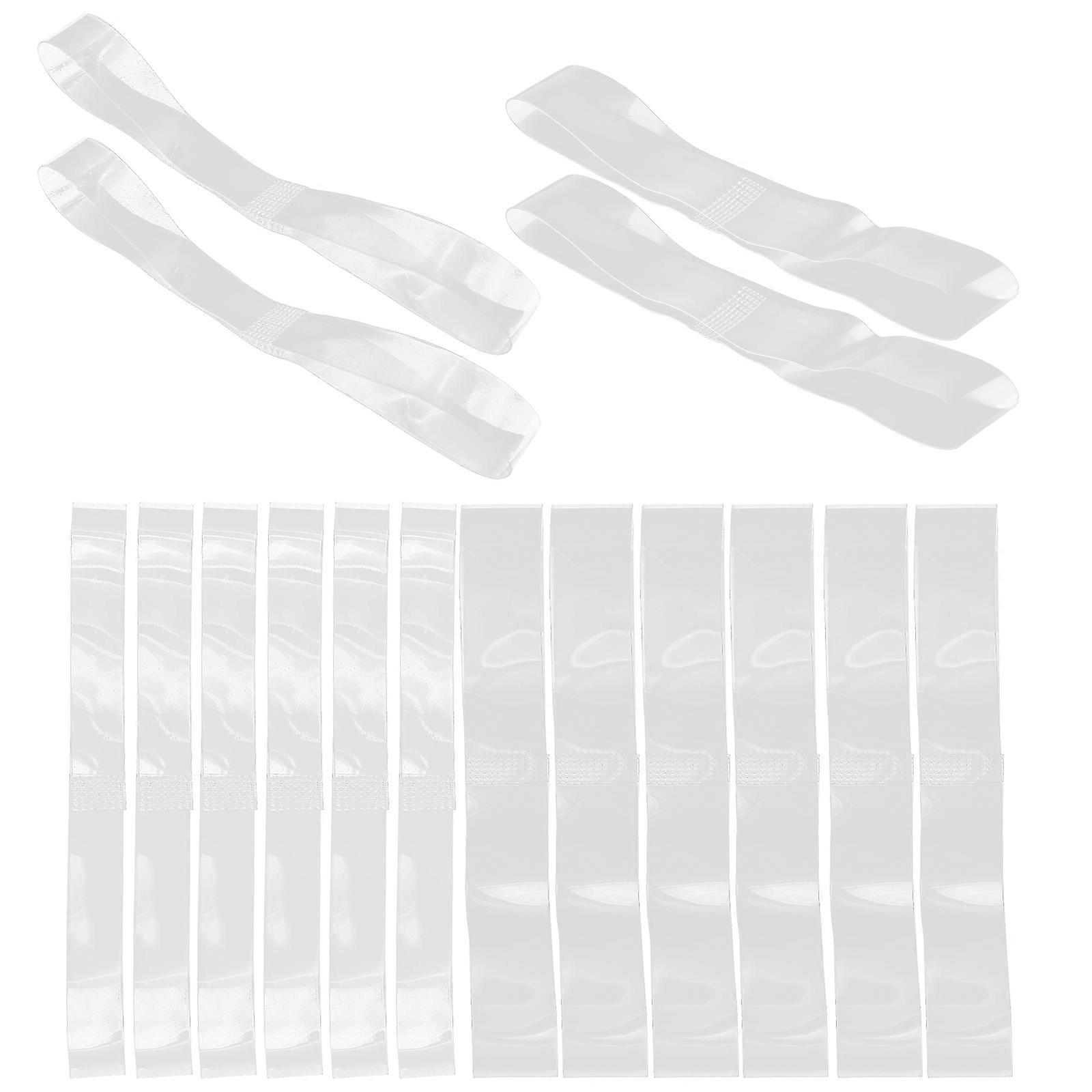 Transparent Elastic TPU Shoe Bands for Women – 8 Pairs, High Heel Support, Ankle Secure Fit, Invisible & Durable Heel Protectors for Comfort
