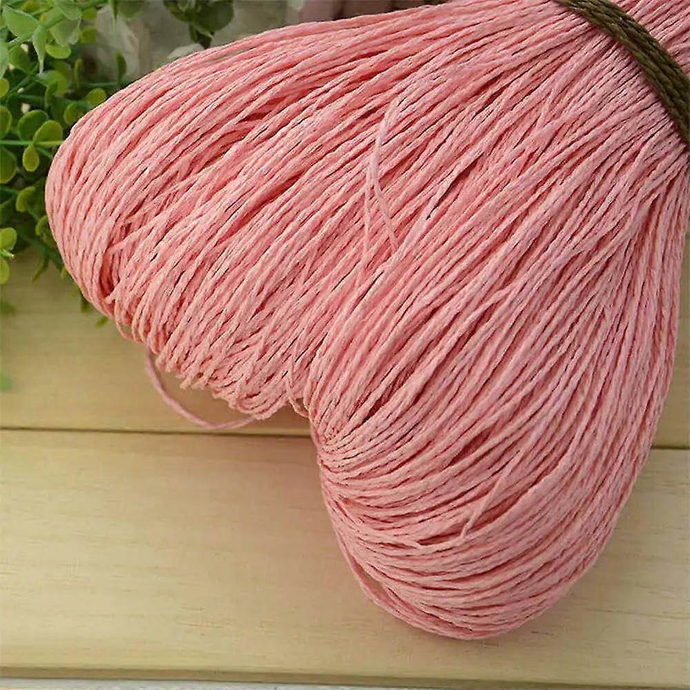 500g Natural Bast Yarn, Straw Twine for Knitting and Crocheting, Summer Hat Crafting, DIY Handmade Projects