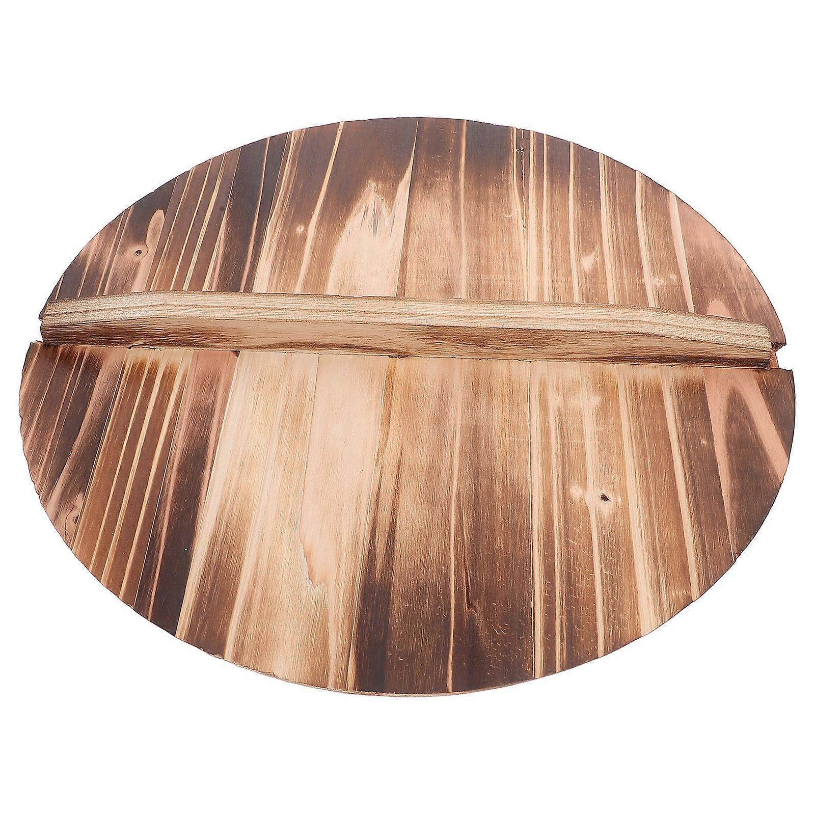 غطاء وعاء خشبي ، تجربة طهي خالية من البقع ، حرفية