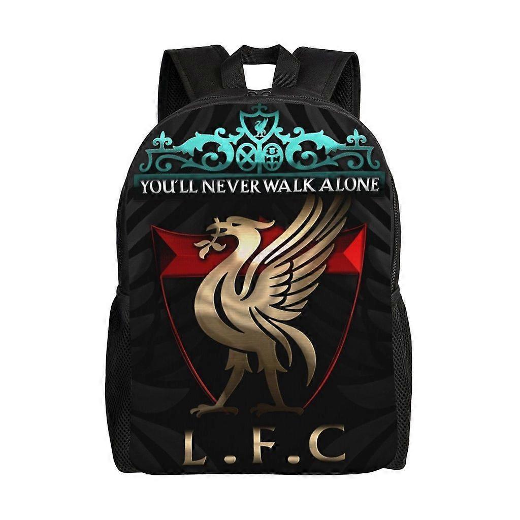 ليفربول حقيبة ظهر في سن المراهقة حقيبة مدرسية قماش دفتر حقيبة ظهر للجنسين - 1985hj