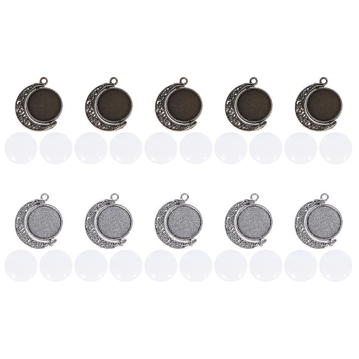 Versatile Moon Pendants for Accessory Design