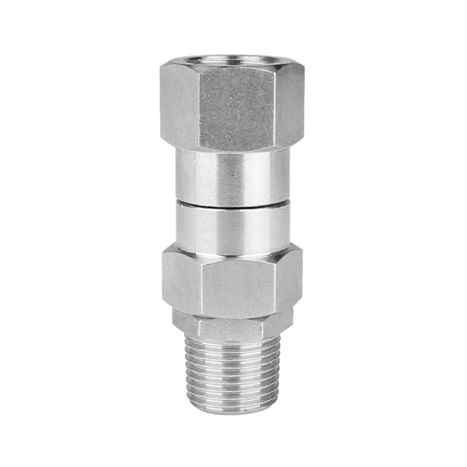 Longlasting quickconnect rustresistant swivel 3/8 NPT male threaded adapter rotating joint for pressure washer hose fitting