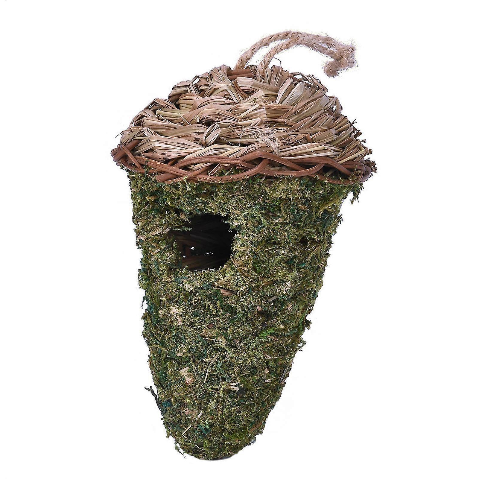 Vogelhäuser für außen - Kolibri-Nest aus atmungsaktivem Material, strapazierfähiges Tit Shelter für Garten und Baum