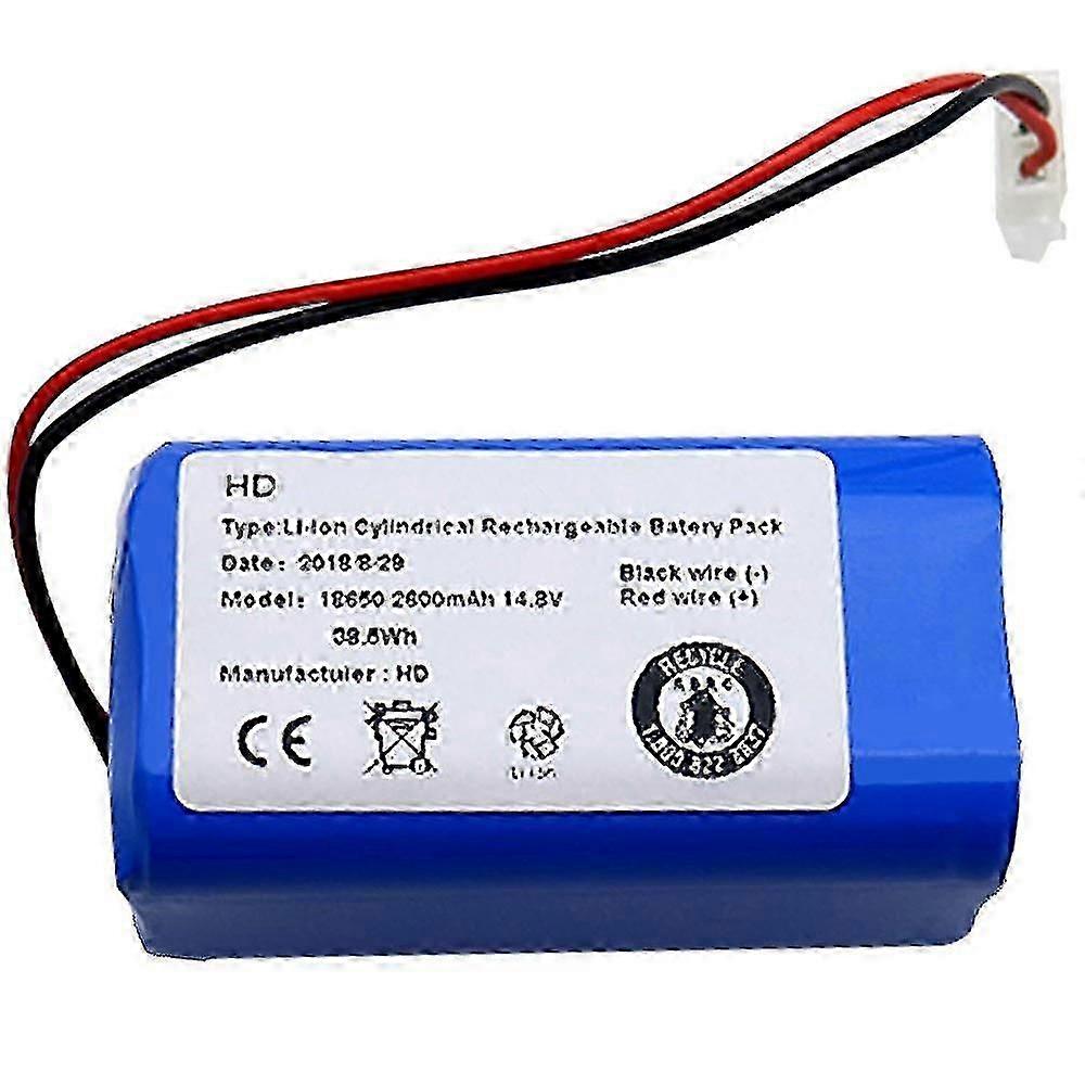 Rechargeable Suitable for Battery 14.8v 2600mah Robotic Vacuum Cleaner Accessories Parts Suitable for A4 A4s A6