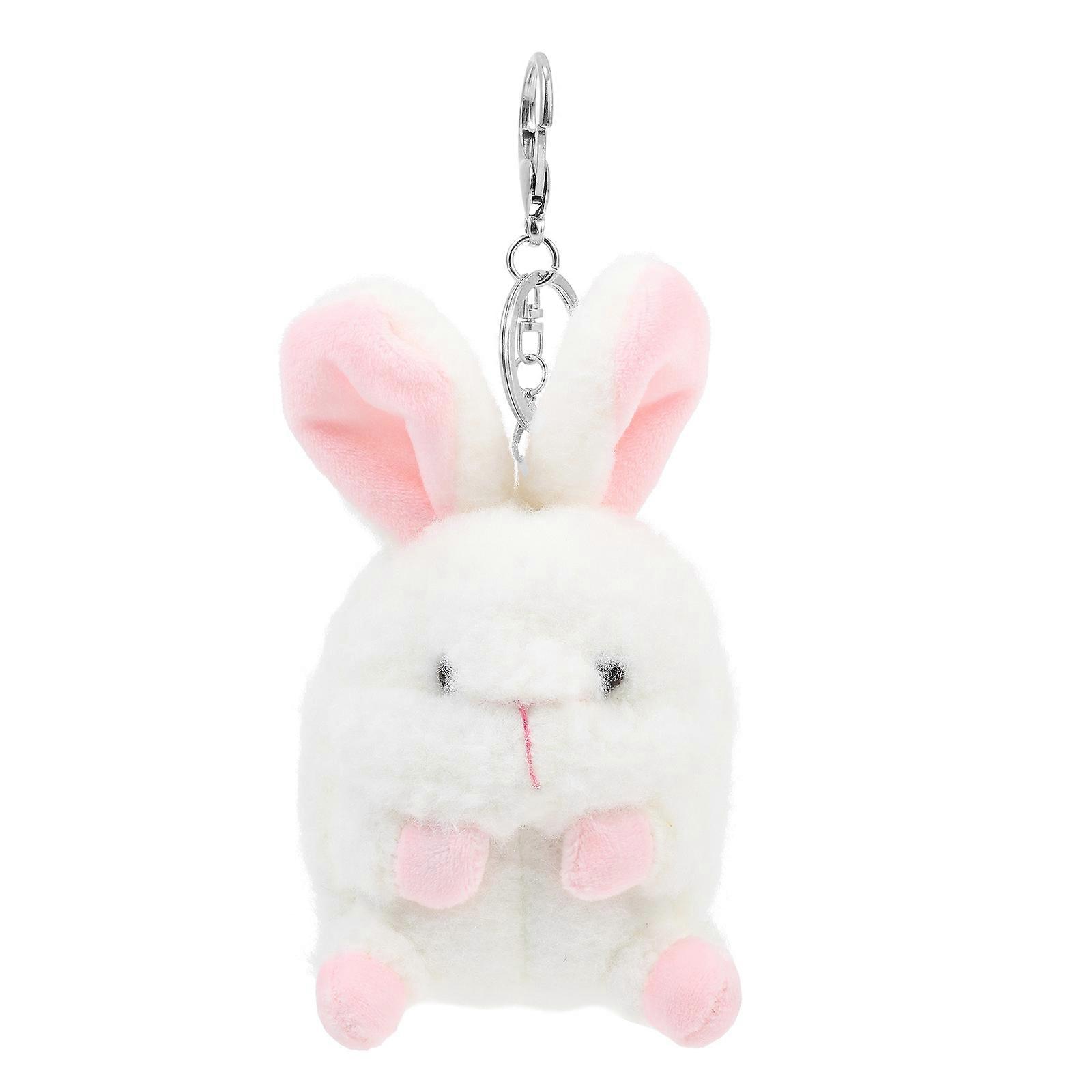Soft Plush Rabbit Keychain Pendant   Cute Bunny Bag Hanging Charm for Birthdays, Valentine's Day, Mother's Day and More Occasions